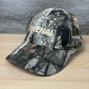 Fastenal Hat Cap Strap Back Brown Camo Camouflage Outdoors